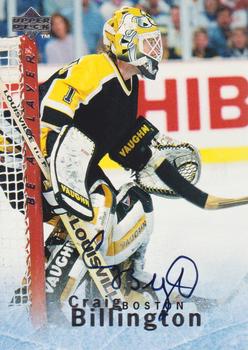 1995-96 Upper Deck Be a Player - Autographs #S151 Craig Billington Front