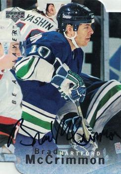 1995-96 Upper Deck Be a Player - Autographs Die Cut #S51 Brad McCrimmon Front