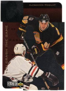 1996-97 Collector's Choice - You Crash the Game Gold Exchange #CR3 Alexander Mogilny Front
