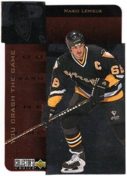 1996-97 Collector's Choice - You Crash the Game Gold Exchange #CR5 Mario Lemieux Front