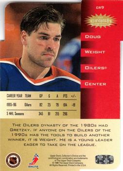 1996-97 Collector's Choice - You Crash the Game Gold Exchange #CR9 Doug Weight Back
