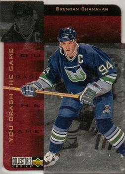 1996-97 Collector's Choice - You Crash the Game Gold Exchange #CR14 Brendan Shanahan Front