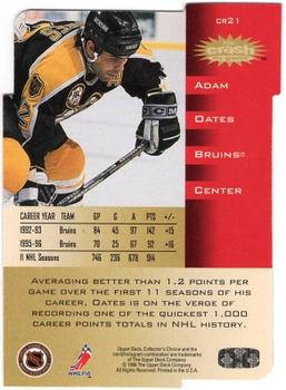1996-97 Collector's Choice - You Crash the Game Gold Exchange #CR21 Adam Oates Back