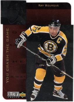 1996-97 Collector's Choice - You Crash the Game Gold Exchange #CR22 Ray Bourque Front