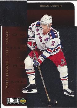 1996-97 Collector's Choice - You Crash the Game Gold Exchange #CR27 Brian Leetch Front