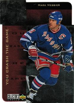 1996-97 Collector's Choice - You Crash the Game Gold Exchange #CR30 Mark Messier Front