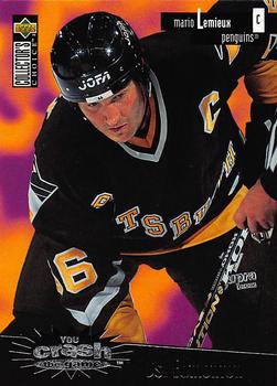 1996-97 Collector's Choice - You Crash the Game Silver #C5 Mario Lemieux Front