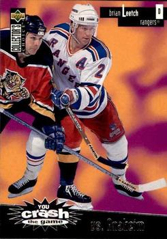 1996-97 Collector's Choice - You Crash the Game Silver #C27 Brian Leetch Front