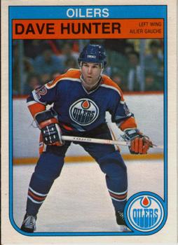 1982-83 O-Pee-Chee #110 Dave Hunter Front