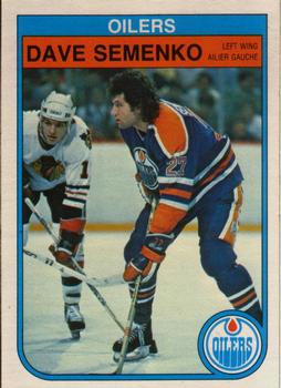 1982-83 O-Pee-Chee #119 Dave Semenko Front
