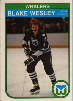 1982-83 O-Pee-Chee #133 Blake Wesley Front
