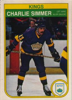 1982-83 O-Pee-Chee #159 Charlie Simmer Front