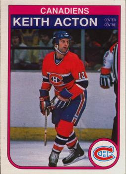 1982-83 O-Pee-Chee #179 Keith Acton Front