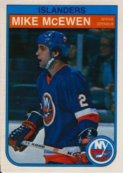 1982-83 O-Pee-Chee #207 Mike McEwen Front