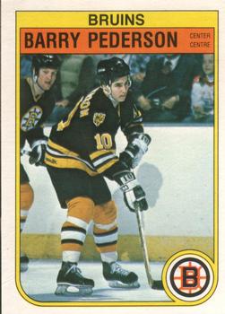1982-83 O-Pee-Chee #20 Barry Pederson Front