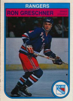 1982-83 O-Pee-Chee #224 Ron Greschner Front