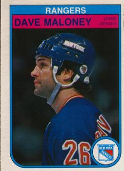 1982-83 O-Pee-Chee #228 Dave Maloney Front