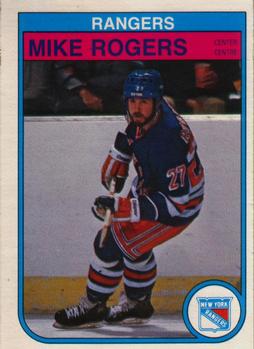 1982-83 O-Pee-Chee #232 Mike Rogers Front