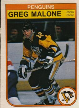 1982-83 O-Pee-Chee #272 Greg Malone Front