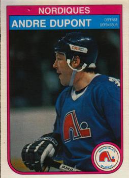1982-83 O-Pee-Chee #282 Andre Dupont Front