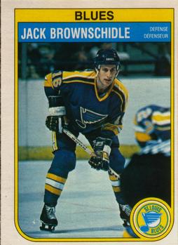 1982-83 O-Pee-Chee #300 Jack Brownschidle Front