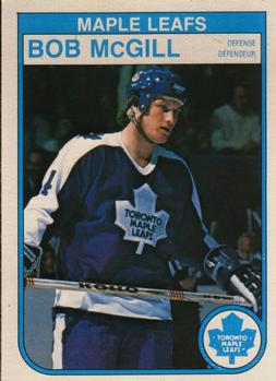 1982-83 O-Pee-Chee #327 Bob McGill Front