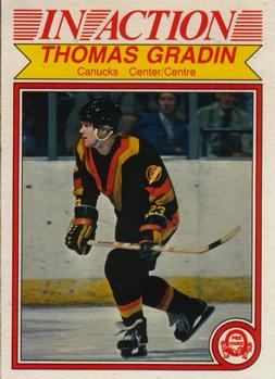 1982-83 O-Pee-Chee #345 Thomas Gradin Front