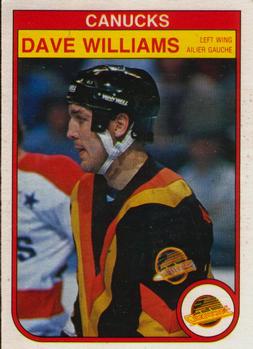 1982-83 O-Pee-Chee #358 Dave Williams Front