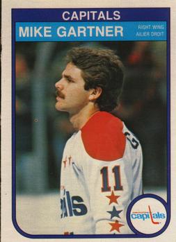 1982-83 O-Pee-Chee #363 Mike Gartner Front