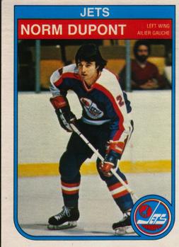 1982-83 O-Pee-Chee #378 Norm Dupont Front