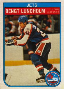1982-83 O-Pee-Chee #385 Bengt Lundholm Front