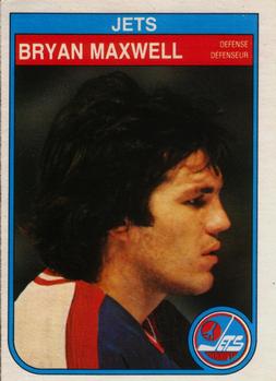 1982-83 O-Pee-Chee #387 Bryan Maxwell Front