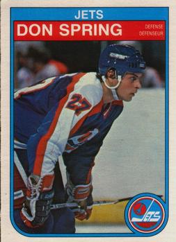 1982-83 O-Pee-Chee #392 Don Spring Front