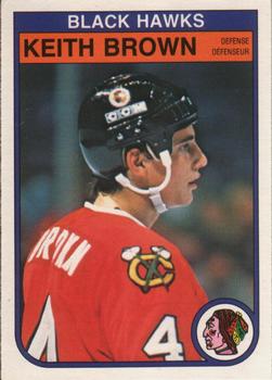 1982-83 O-Pee-Chee #62 Keith Brown Front