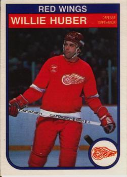 1982-83 O-Pee-Chee #85 Willie Huber Front