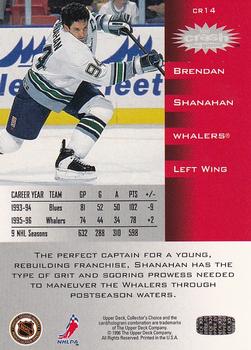 1996-97 Collector's Choice - You Crash the Game Silver Exchange #CR14 Brendan Shanahan Back
