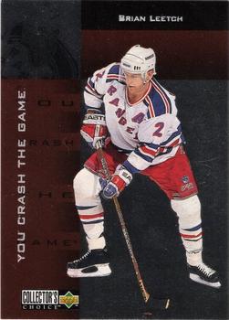 1996-97 Collector's Choice - You Crash the Game Silver Exchange #CR27 Brian Leetch Front