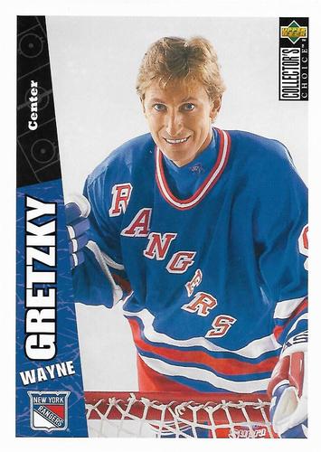 1996-97 Collector's Choice - Jumbos 4x6 (Bi-Way) #1 Wayne Gretzky Front