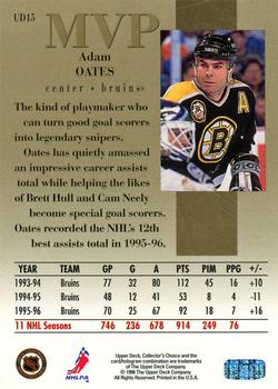 1996-97 Collector's Choice - Upper Deck MVP Gold #UD15 Adam Oates Back