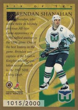 1996-97 Donruss - Elite Inserts Gold #6 Brendan Shanahan Back