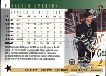 1996-97 Donruss - Press Proofs #73 Nelson Emerson Back