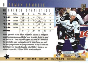 1996-97 Donruss - Press Proofs #84 Roman Hamrlik Back