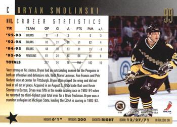 1996-97 Donruss - Press Proofs #99 Bryan Smolinski Back