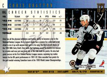 1996-97 Donruss - Press Proofs #173 Chris Gratton Back