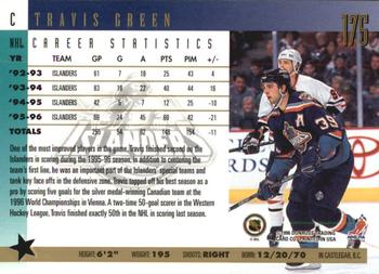1996-97 Donruss - Press Proofs #175 Travis Green Back