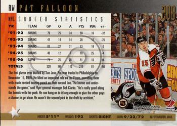 1996-97 Donruss - Press Proofs #208 Pat Falloon Back