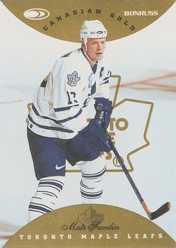 1996-97 Donruss Canadian Ice - Canadian Gold Press Proofs #12 Mats Sundin Front