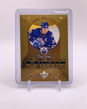 1996-97 Donruss Canadian Ice - Canadian Gold Press Proofs #14 Doug Weight Back
