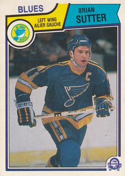 1983-84 O-Pee-Chee #320 Brian Sutter Front