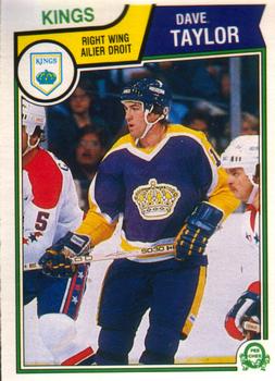 1983-84 O-Pee-Chee #163 Dave Taylor Front